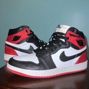 Red, Black and White Nike Jordan’s